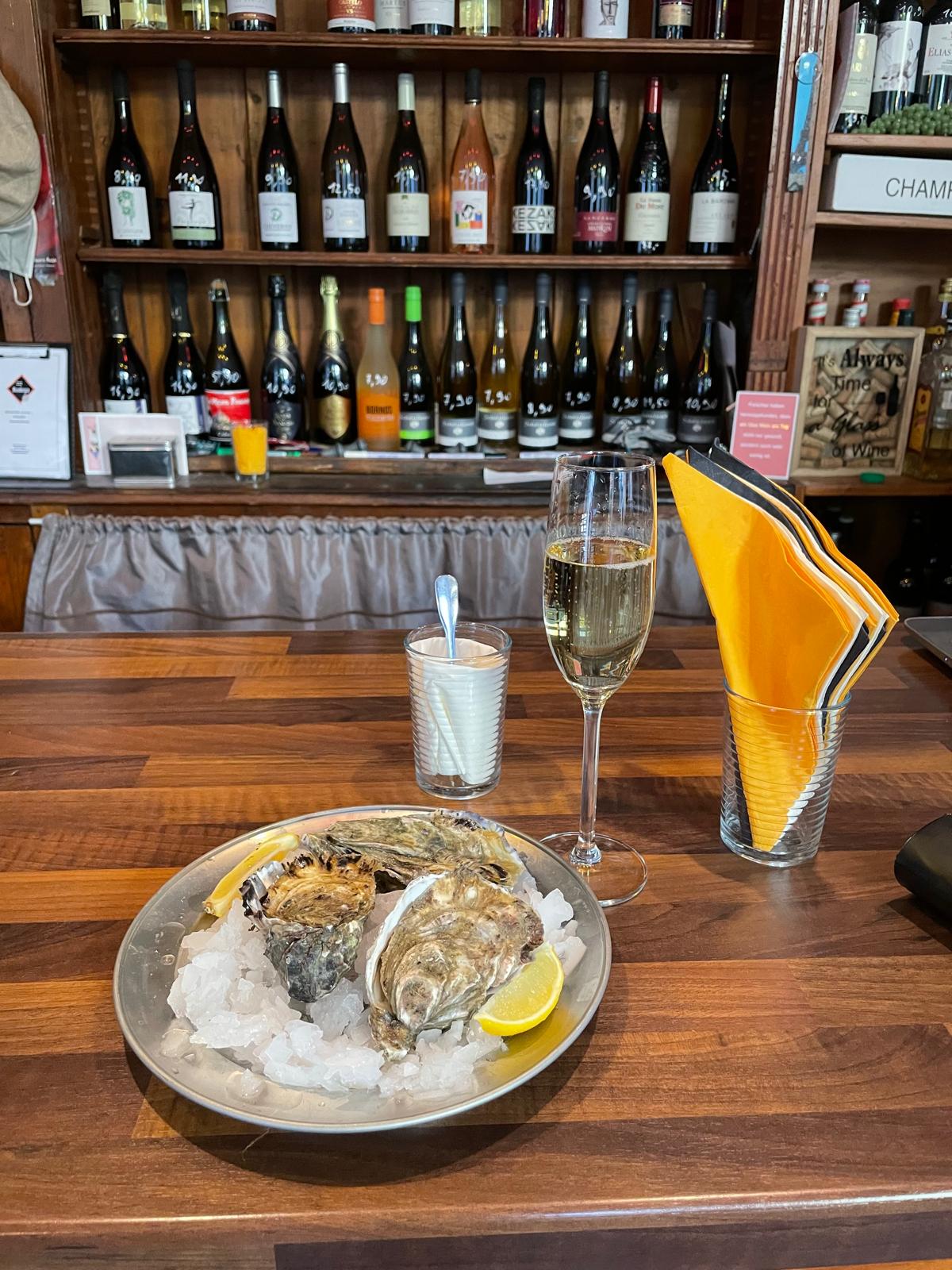 Französische Spezialitäten in der Bodega Stolberg